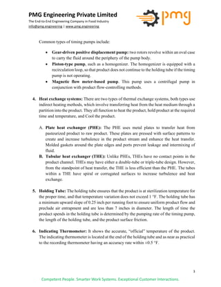HTST Pasteurization- Introduction, Working, Components | PDF