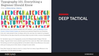 INBOUND15
DEEP TACTICAL
 