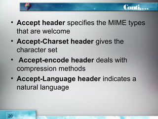 Header Accept Encoding HyperText Transfer Protocol | PPT