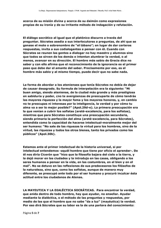 Socrates y los Sofistas