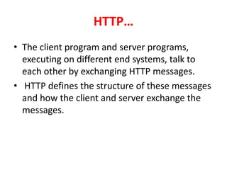 HTTP | PPT