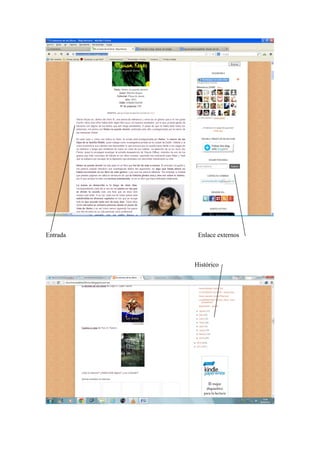 Entrada

Enlace externos

Histórico

 