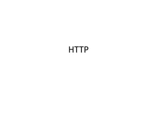 HTTP
 
