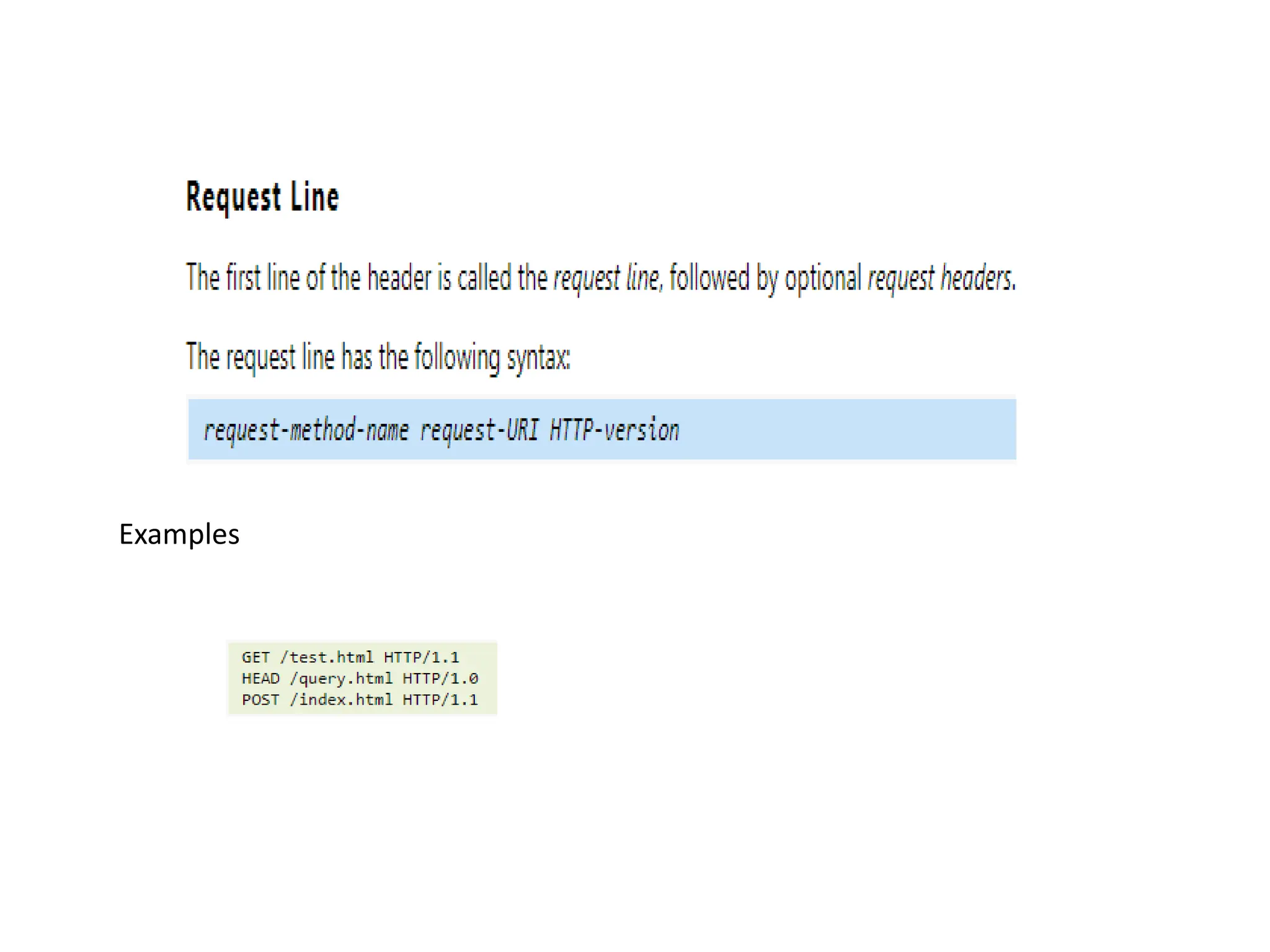 http explanation and process flow in javascript | PPT