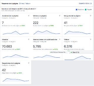 Results. Facebook Analytics Results for Social Media Optimization and Branding Online Campaign: Marketer Lic. Abel Jiménez