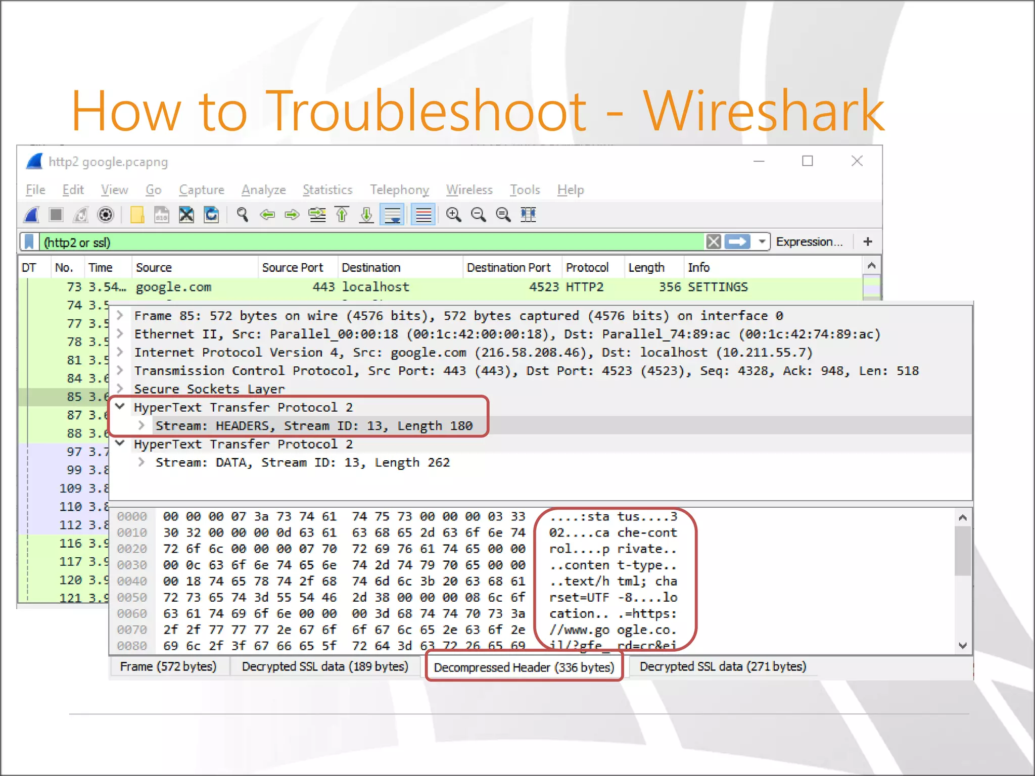 How to Troubleshoot - Wireshark
 