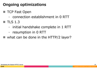 Developing the fastest HTTP/2 server | PDF