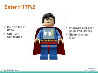 Domain sharding
Browsers use 6-8 connections per host
 
