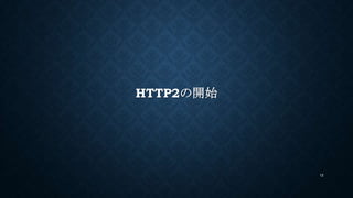 HTTP2の開始
12
 