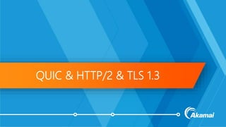 ©2018 AKAMAI | FASTER FORWARDTM
QUIC & HTTP/2 & TLS 1.3
 