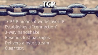 HTTPS means TCP + TLS + HTTP
 