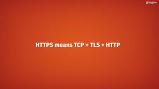HTTPS means TCP + TLS + HTTP
@bagder@bagder
 