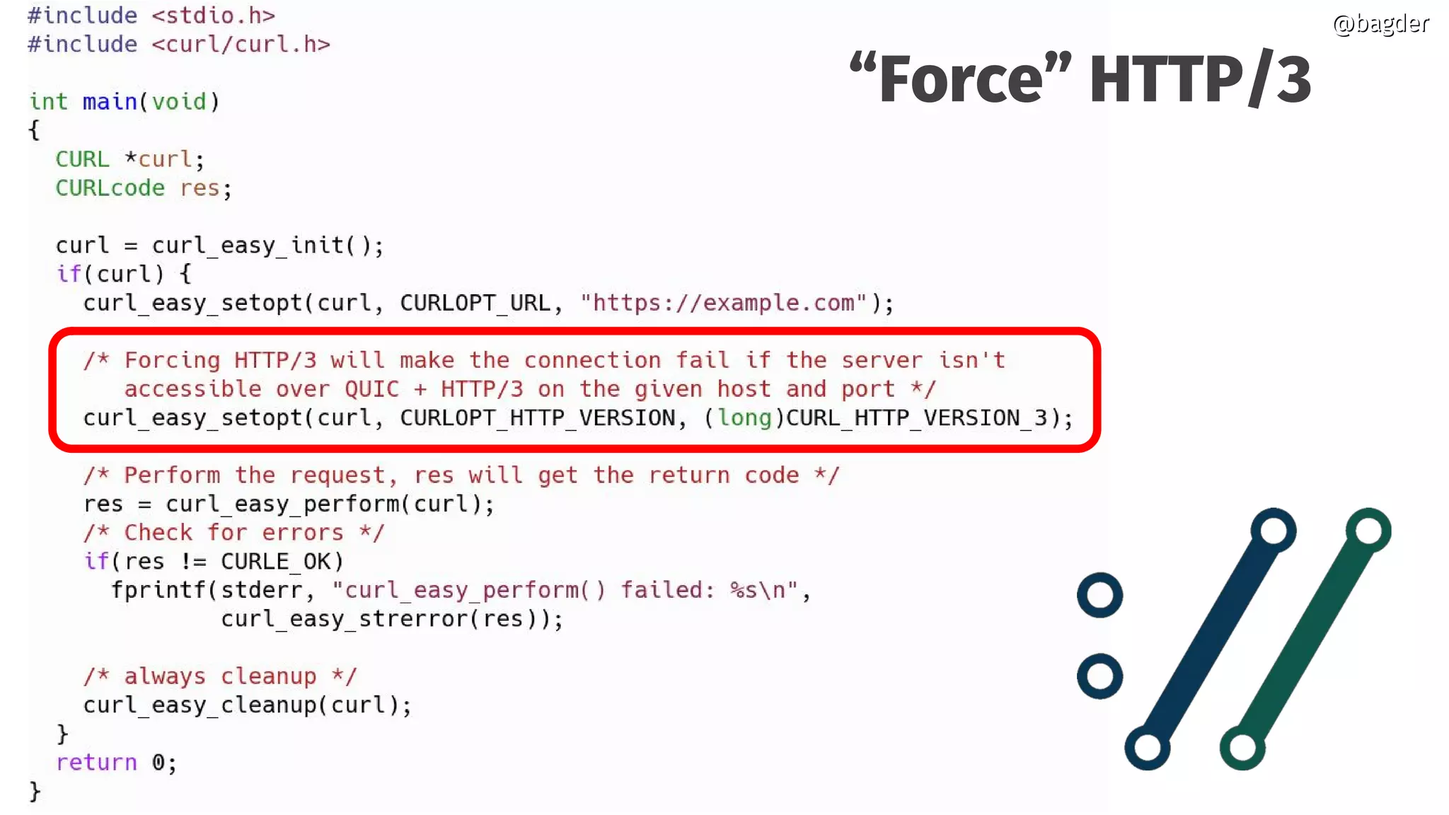 “Force” HTTP/3
@bagder@bagder
 