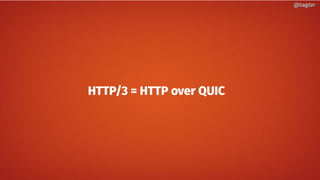 @bagder@bagder
HTTP/3 = HTTP over QUIC
@bagder@bagder
 