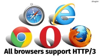 All browsers support HTTP/3
@bagder
 