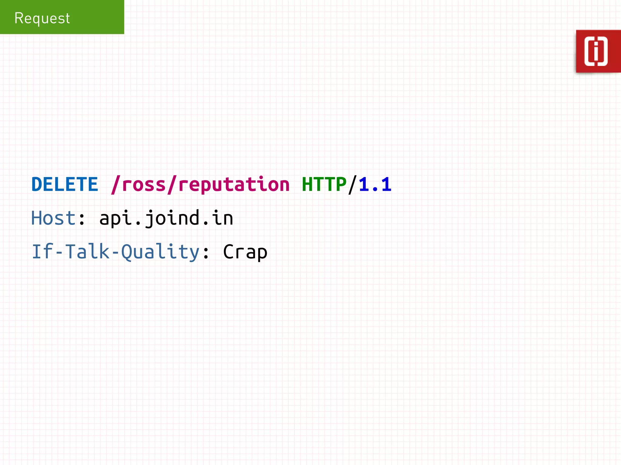 Response 
HTTP/1.1 200 OK 
Cache-Control: max-age=120 
{“herp”: “derp”} 
 