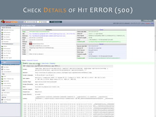 © SecurActive 2013 25 
CHECKDETAILSOFHITERROR (500)  