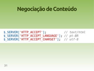 Negociação de Conteúdo




31
 