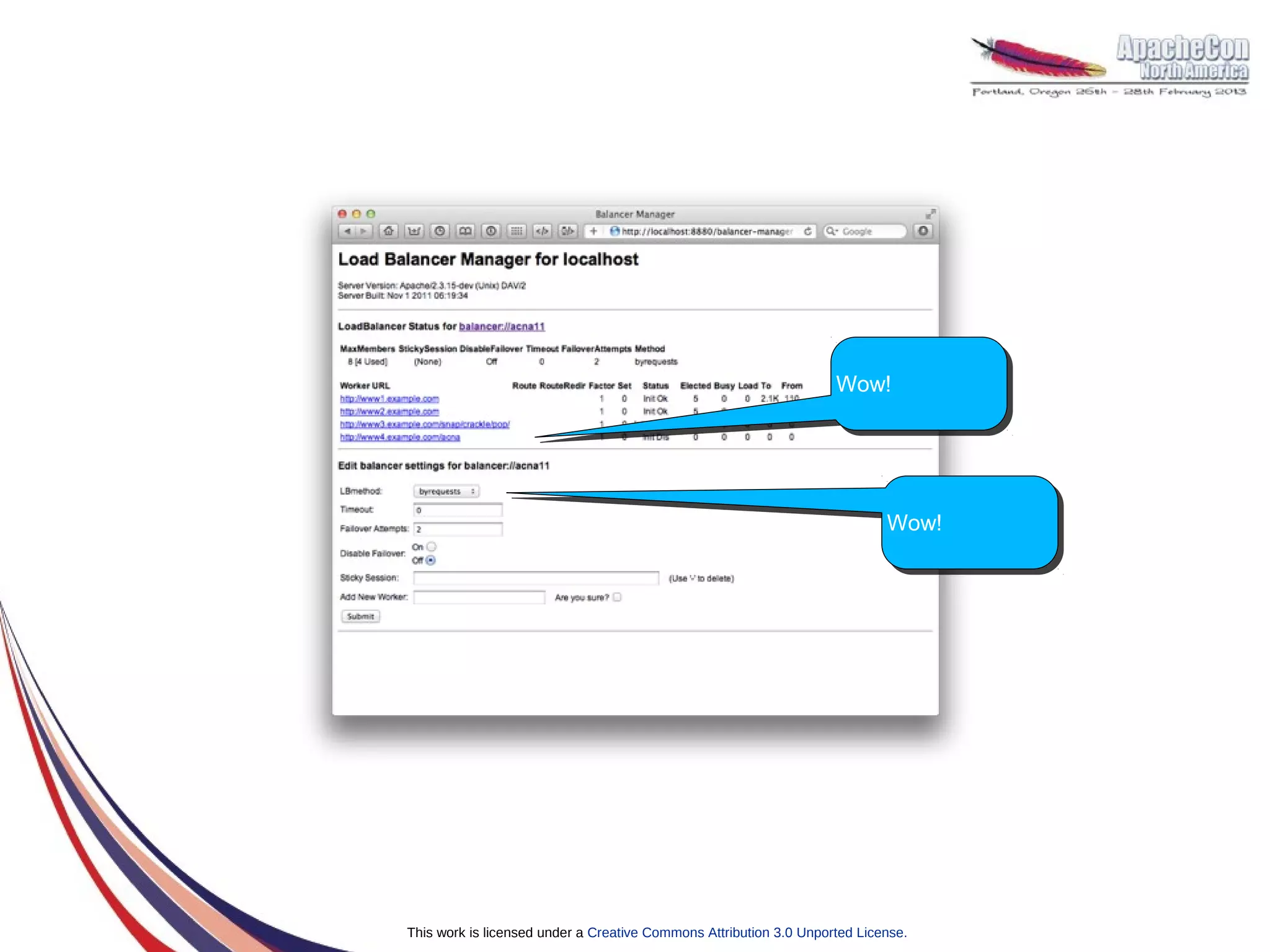 Admin




                                                                            Wow!
                                                                            Wow!




                                                                                    Wow!
                                                                                    Wow!




        This work is licensed under a Creative Commons Attribution 3.0 Unported License.
 