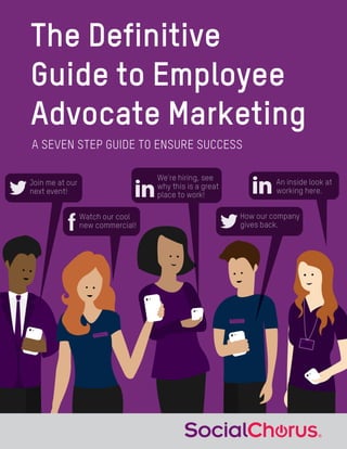 The Definitive
Guide to Employee
Advocate Marketing
A SEVEN STEP GUIDE TO ENSURE SUCCESS
 