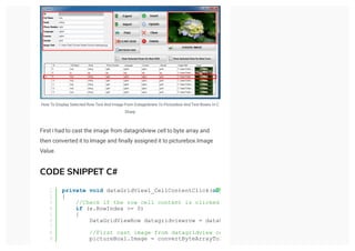 Microsoft Access Database And C# Windows Forms Tutorial Visual Studio ...