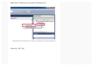 Microsoft Access Database And C# Windows Forms Tutorial Visual Studio ...