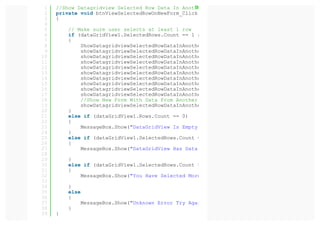 Microsoft Access Database And C# Windows Forms Tutorial Visual Studio ...