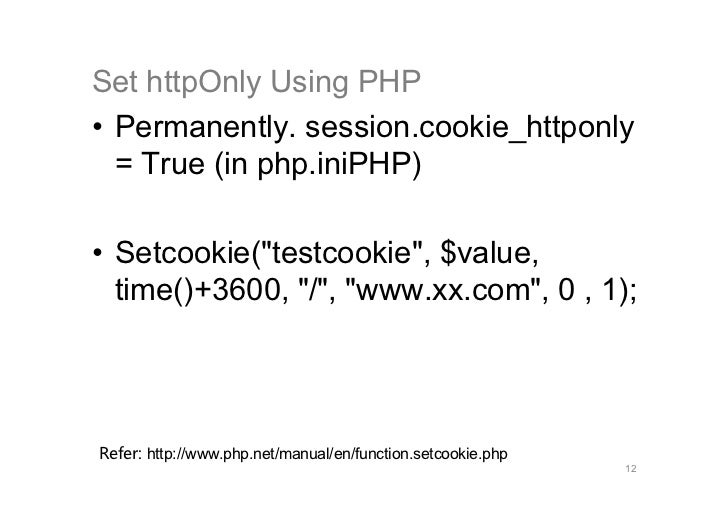 Http Only Cookie