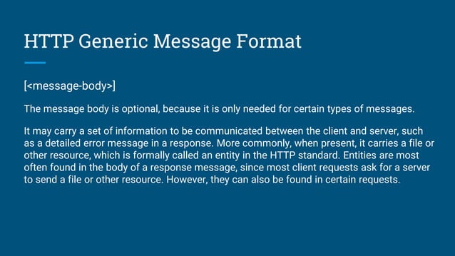 HTTP request and response | PPTX