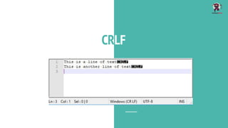 CRLF
 