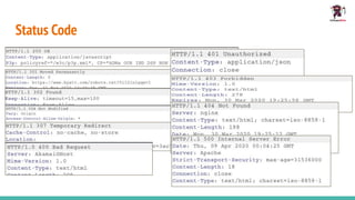 Status Code
 