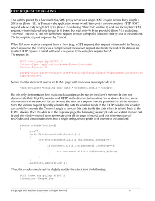 Http Request Smuggling | PDF