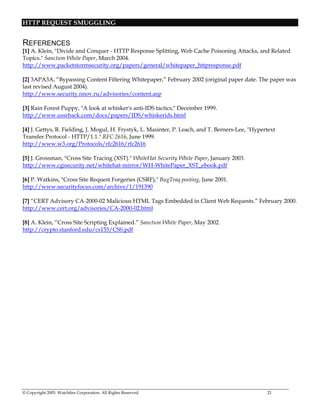 Http Request Smuggling | PDF