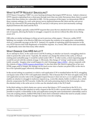 Http Request Smuggling | PDF