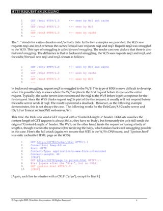Http Request Smuggling | PDF