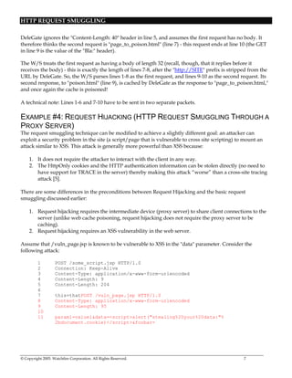 Http Request Smuggling | PDF