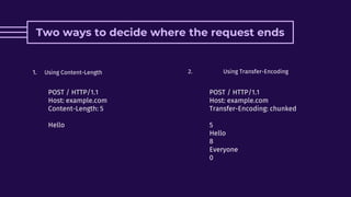 Http request smuggling | PPTX