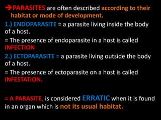 Parasite Def Comprehensive Overview of Medical Parasitology and Host-Parasite ...