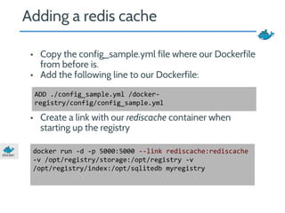 Docker Advanced registry usage | PDF