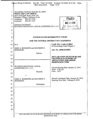 Case 2:08-ap-01309-EC Doc 66 Filed 12/14/09 Entered 12/18/09 16:41:00 Desc
Main Document Page 1 of 8
 