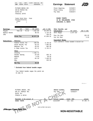 Adp Earnings Statement