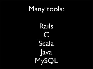 Improving Running Components at Twitter
