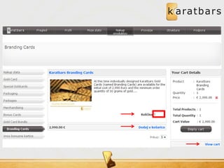 Predstavitev produktov Karatbars International GmbH  = SLOVENIA