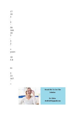 17
10
3
.
5
´
50
168
10
7
.
3
2
´
»
years
10
5.8
ns
2
33
167
´
=
 