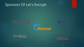 Sponsors Of Let’s Encrypt
 