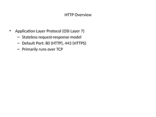 In-Depth HTTP Protocol Architecture, Security, and Packet Flow Analysis ...