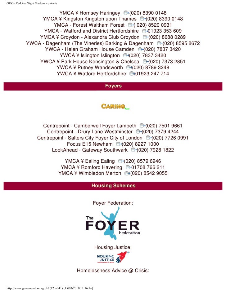 Igoco Night Shelter Project Message Board