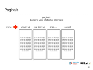 Berichten
nieuwste
oudste
tijdlijnberichten
bestemd voor ‘dynamische’ informatie
- onder elkaar
vandaag: bla bla bla bla bla bla bla bla bla bla bla
bla bla bla bla bla bla bla bla bla (lees verder…)
gisteren: bla bla bla bla bla bla bla bla bla bla bla
bla bla bla bla bla bla bla bla bla (lees verder…)
eergisteren: bla bla bla bla bla bla bla bla bla bla bla
bla bla bla bla bla bla bla bla bla (lees verder…)
vrijdag: bla bla bla bla bla bla bla bla bla bla bla
bla bla bla bla bla bla bla bla bla (lees verder…)
39
menu: nieuws (bij regelmatig nieuws, vaak de homepage)
 