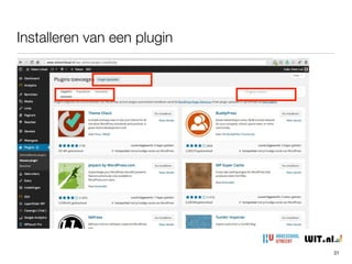 Installeren van een plugin
31
 
