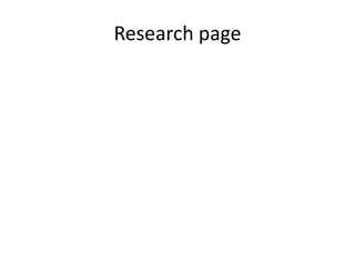 Research page
 